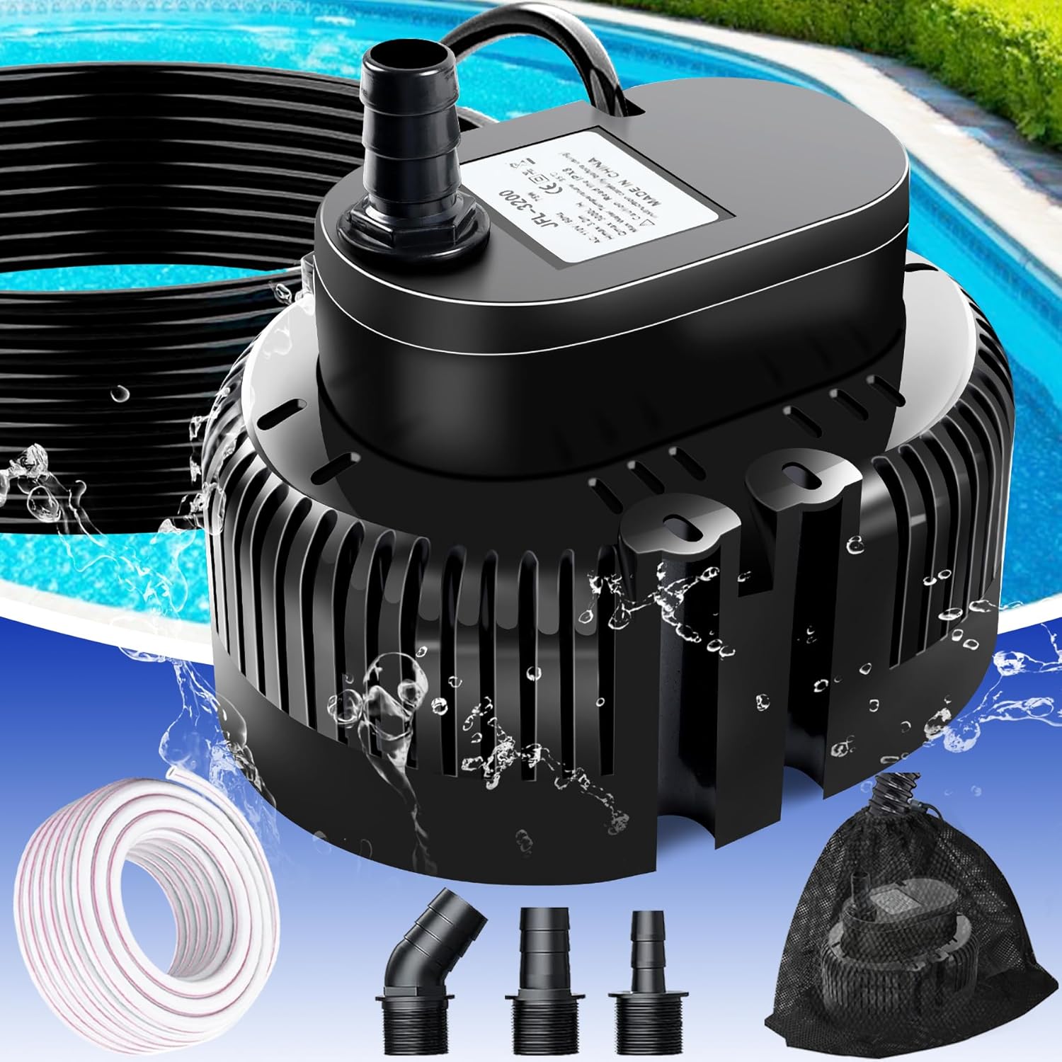 Efficient Pool Cover Pump for Quick Water Removal and Safety