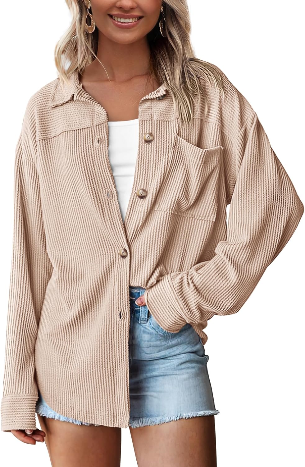 PRETTYGARDEN Women's Button Down Shirts for Fall Fashion 2025