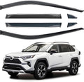 Side Window Visor 6 Piece Set for Toyota RAV4 2019-24 - Rain Guard