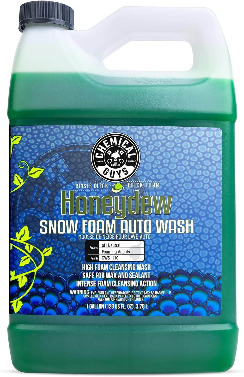 Chemical Guys Honeydew Snow Foam Car Wash Soap for All Vehicles