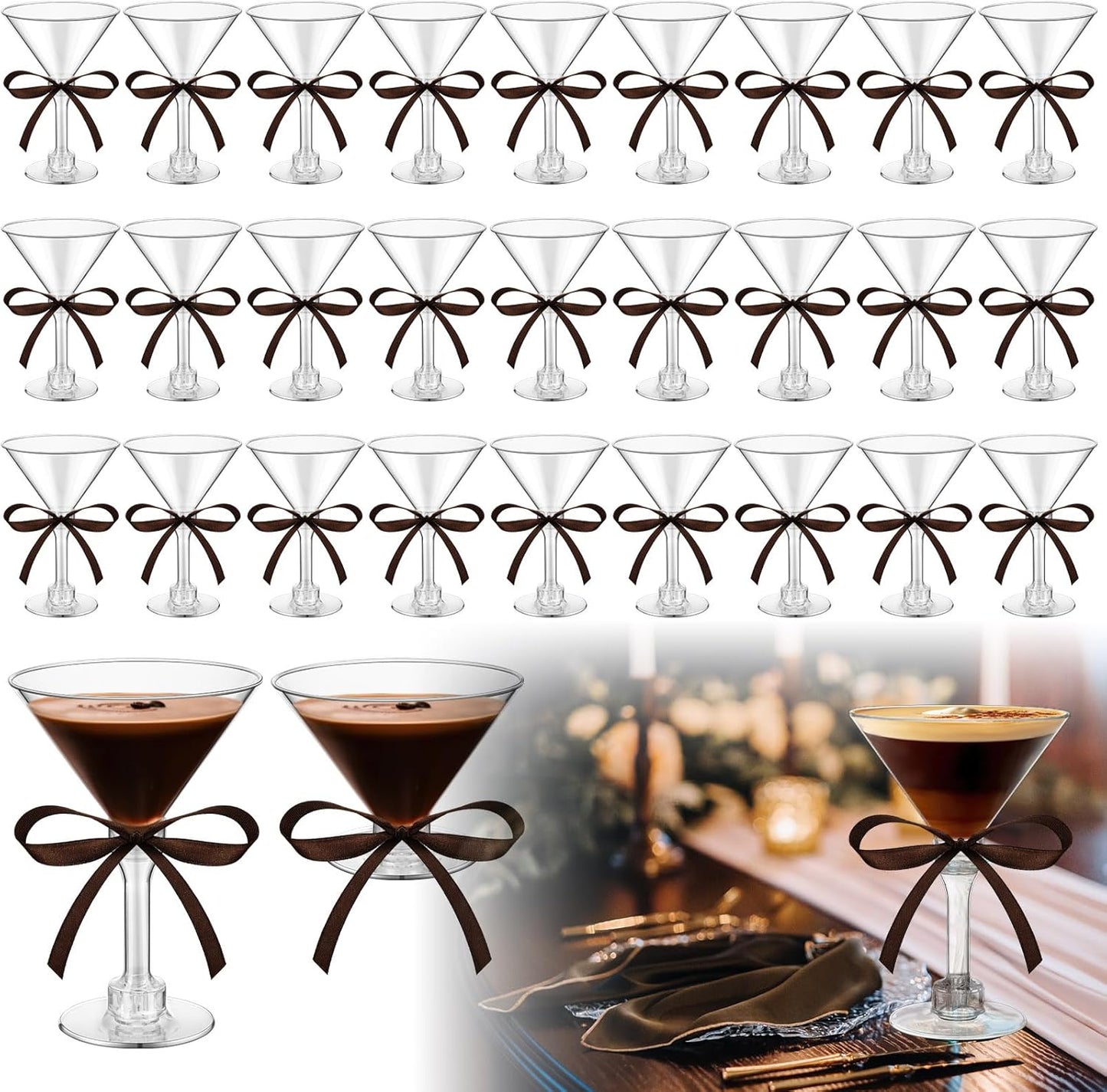 36 Pcs Espresso Martini Birthday Party Decor for Celebrations