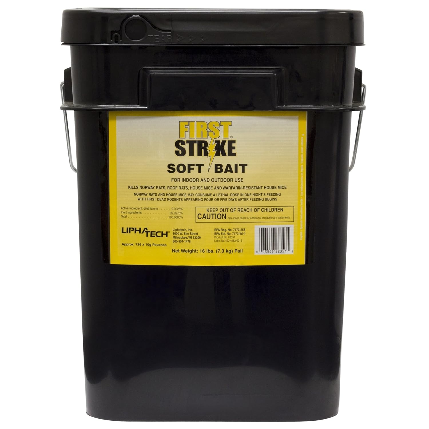 First Strike Soft Bait RAT/MICE Rodenticide Poison - 16 LBS Review