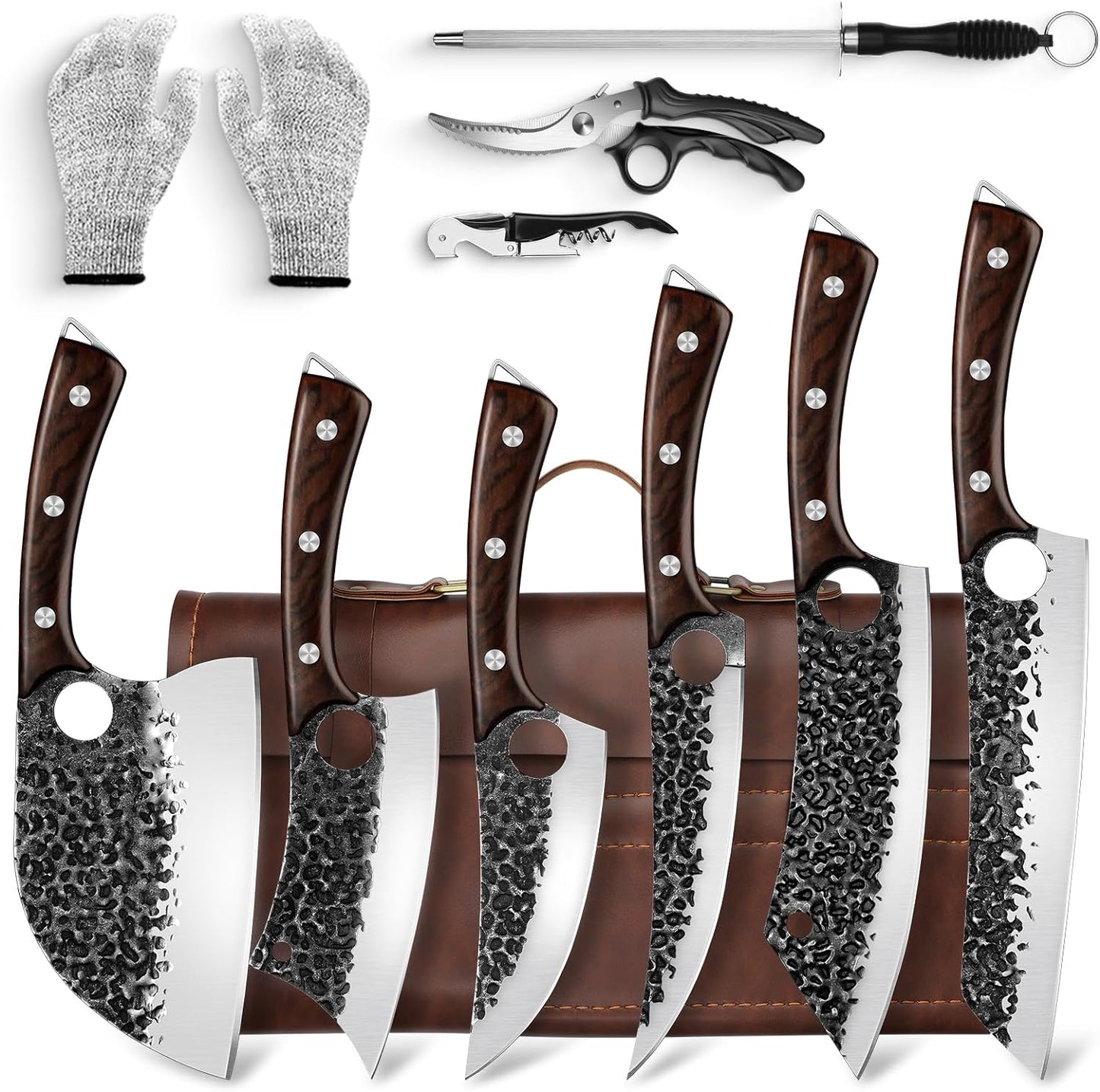 Serbian Chef Knife Set for Precision Cooking and Performance