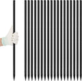 24 inches Straight Rebar Stakes 18-Pack - Heavy Duty Ground Stakes