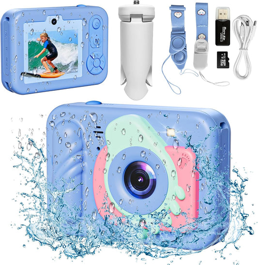Underwater Camera 48MP Waterproof Digital Camera for Kids