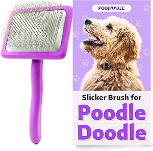 Poodoodle Dog Slicker Brush for Goldendoodle & Labradoodle