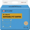 Honeycare Female Dog Diapers Size Large - Super Absorbent Comfort