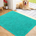 Dog Door Mat for Muddy Paws 40x32 - Absorbent Non-Slip Chenille Mat