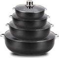 Alpine Cuisine 8-Piece Aluminum Nonstick Caldero Set - Versatile Dutch