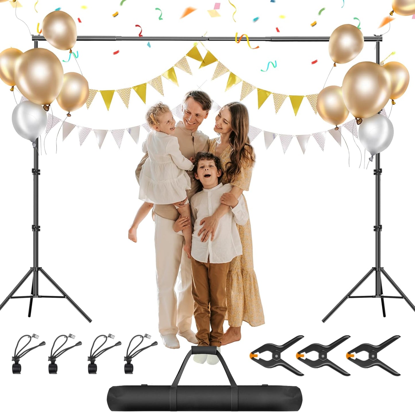 Photo Backdrop Stand Kit for Professional Photography Needs