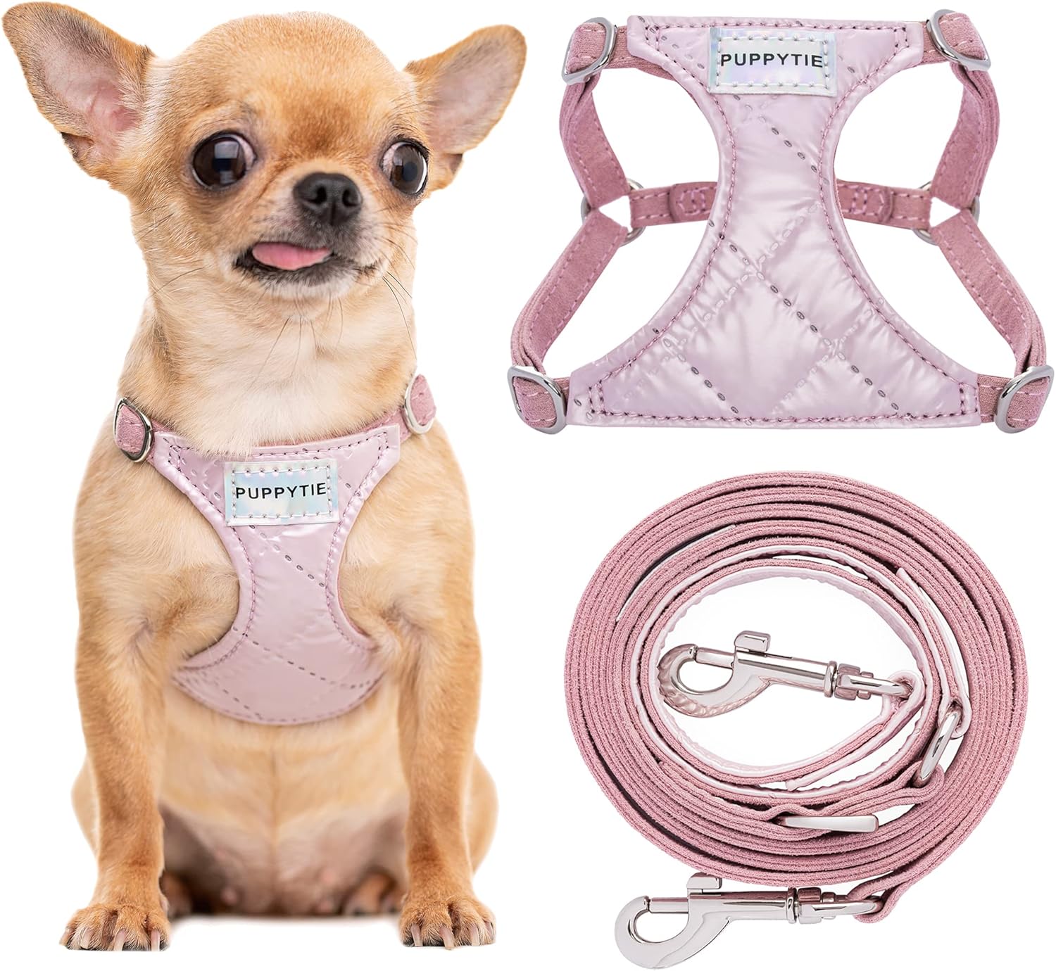 Puppytie No Pull XS Dog Harness with Multifunction Leash
