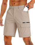 Men's Hiking Cargo Shorts 9in Quick Dry Lightweight - Casual Outdoor