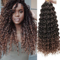 Curly Crochet Hair GoGo Curl 8 Packs Deep Wave 18in - Full Volume