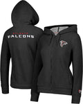 Ultra Game Women's Sherpa Hoodie Jacket for NFL Game Days