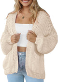 Women's Open Front Cardigan with Pockets - Lightweight Comfort