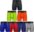 Mens Mesh Knit Boxer Briefs - Fast Dry Performance No Ride-up