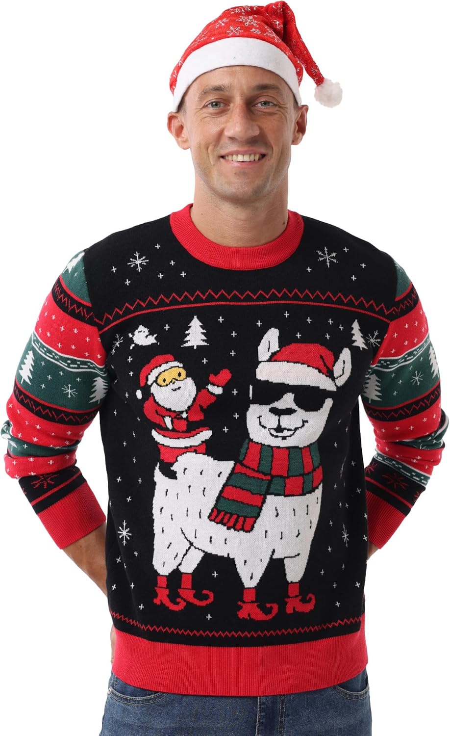 Askdeer Men's Ugly Christmas Sweater for Festive Cheer