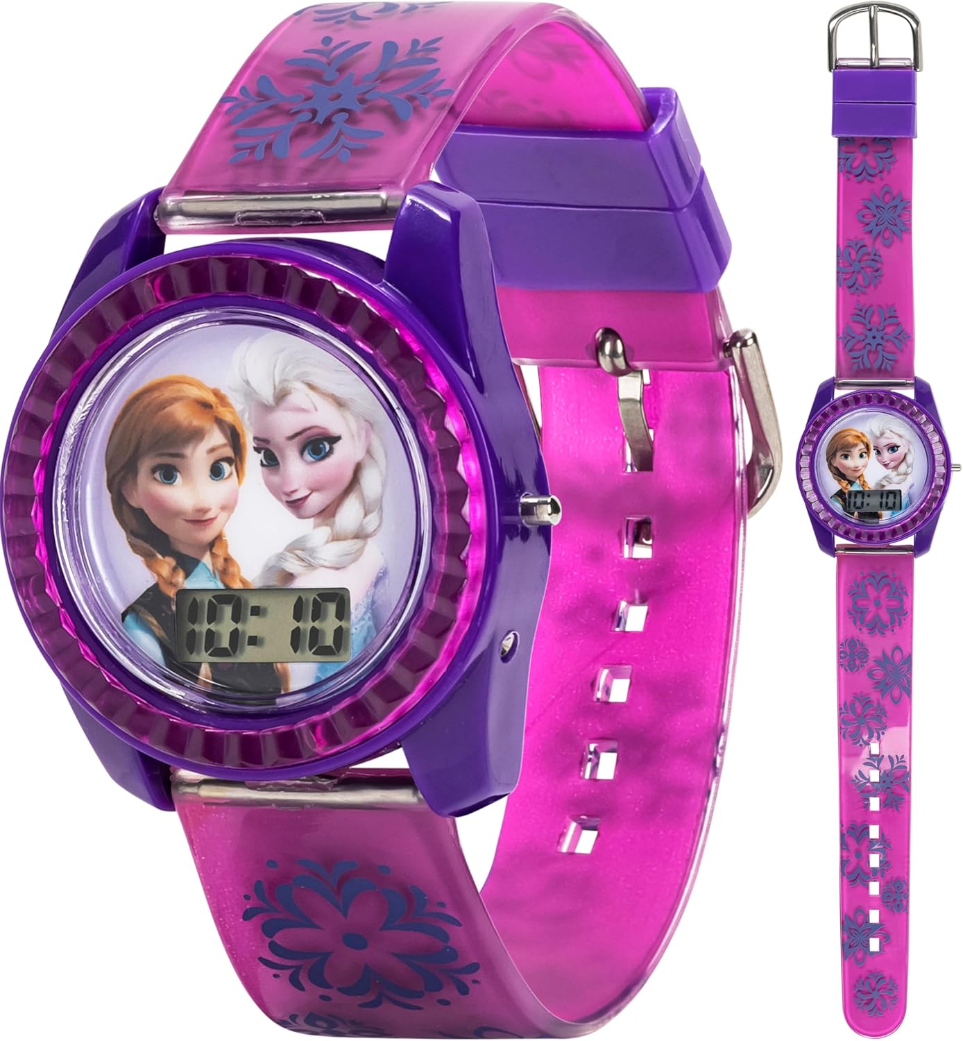 Disney Frozen Kids Digital Watch: Easy-Read LCD Timepiece, Lightweight & Comfortable Fit!