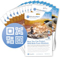 WindowAlert Modern Square Anti-Collision Decal 12 Pack - UV-Reflective