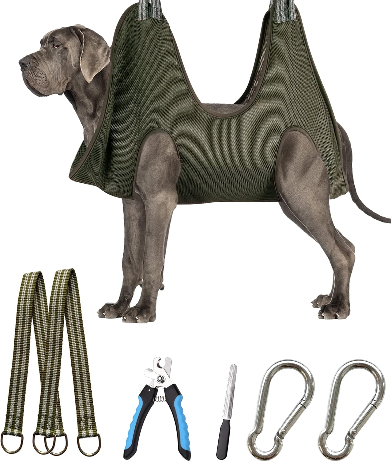 10 in 1 Pet Dog Grooming Hammock Harness for Stress-Free Grooming