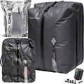Black Voyage Reusable Vacuum Compression Travel Bag 2-Pack - Space