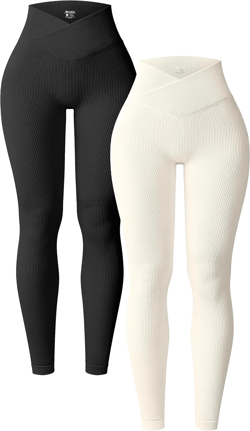 OQQ Women's 2 Piece Yoga Leggings for Comfort and Style