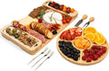 Charcuterie Board Gift Set - Large Bamboo Cheese Board