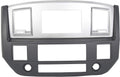 ECOTRIC Stereo Radio Double Din Dash Install Bezel Kit - Slate Gray