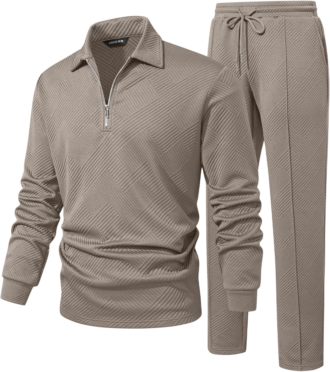 JMIERR Men's 2 Piece Outfits Tracksuit for All Seasons