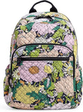 Vera Bradley Women's Campus Backpack Cotton Bookbag - Padded Laptop