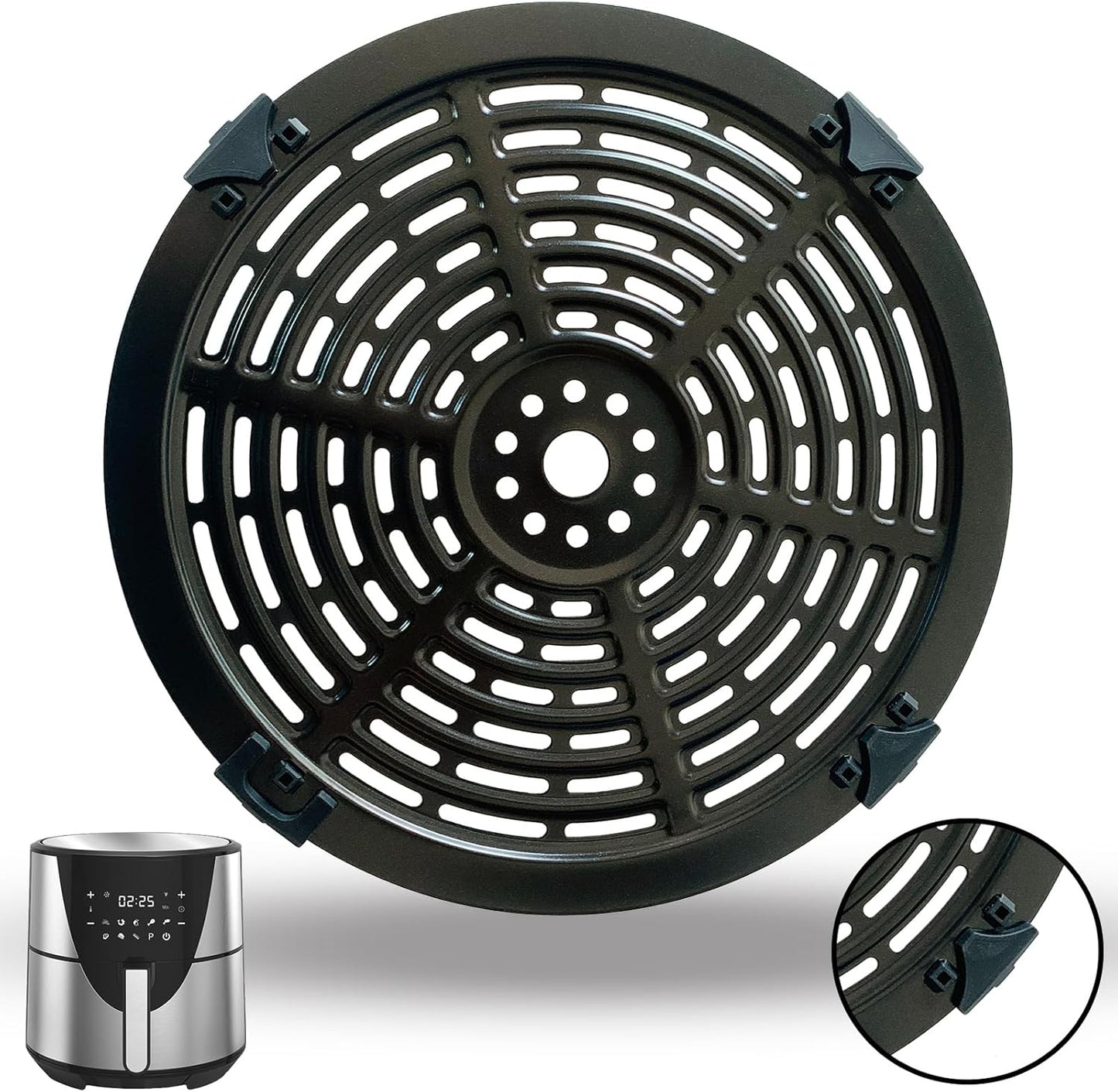 Bella Pro 8QT Air Fryer Grill Plate - Dishwasher Safe