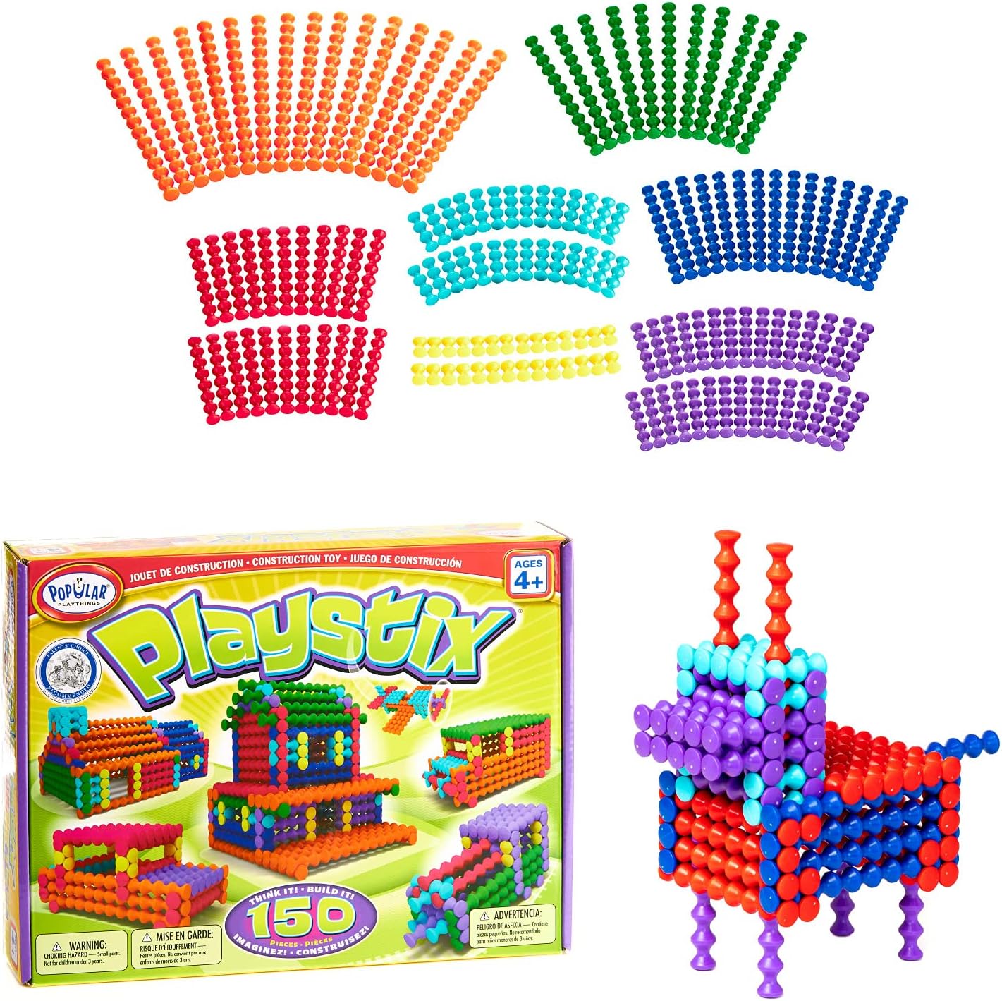 Playstix Construction Toy Building Blocks Set for Kids Fun