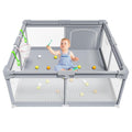 15-Panel Baby Play Yard with Breathable Mesh