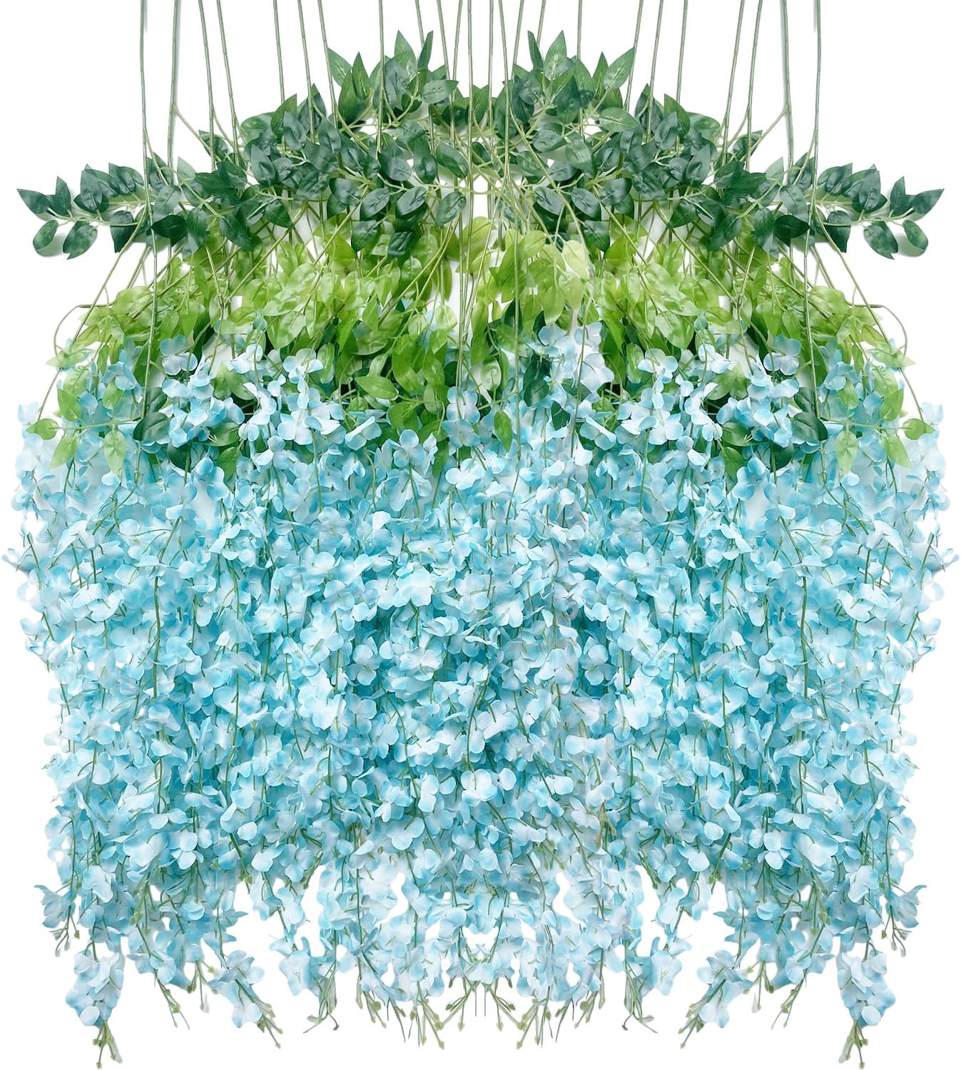 Artificial Wisteria Flower Garland for Home Wedding Decor