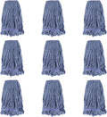 Commercial Heavy Duty Mop Heads Replacement for Rubbermaid - 9 Pack