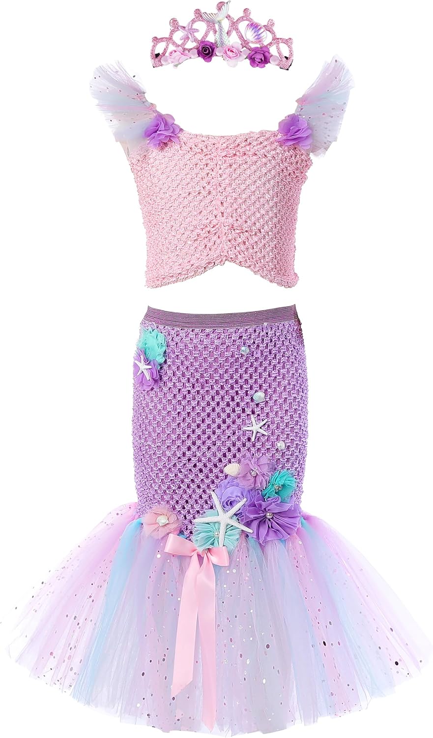 Tutu Dreams Mermaid Dress Outfit for Girls Birthday Parties