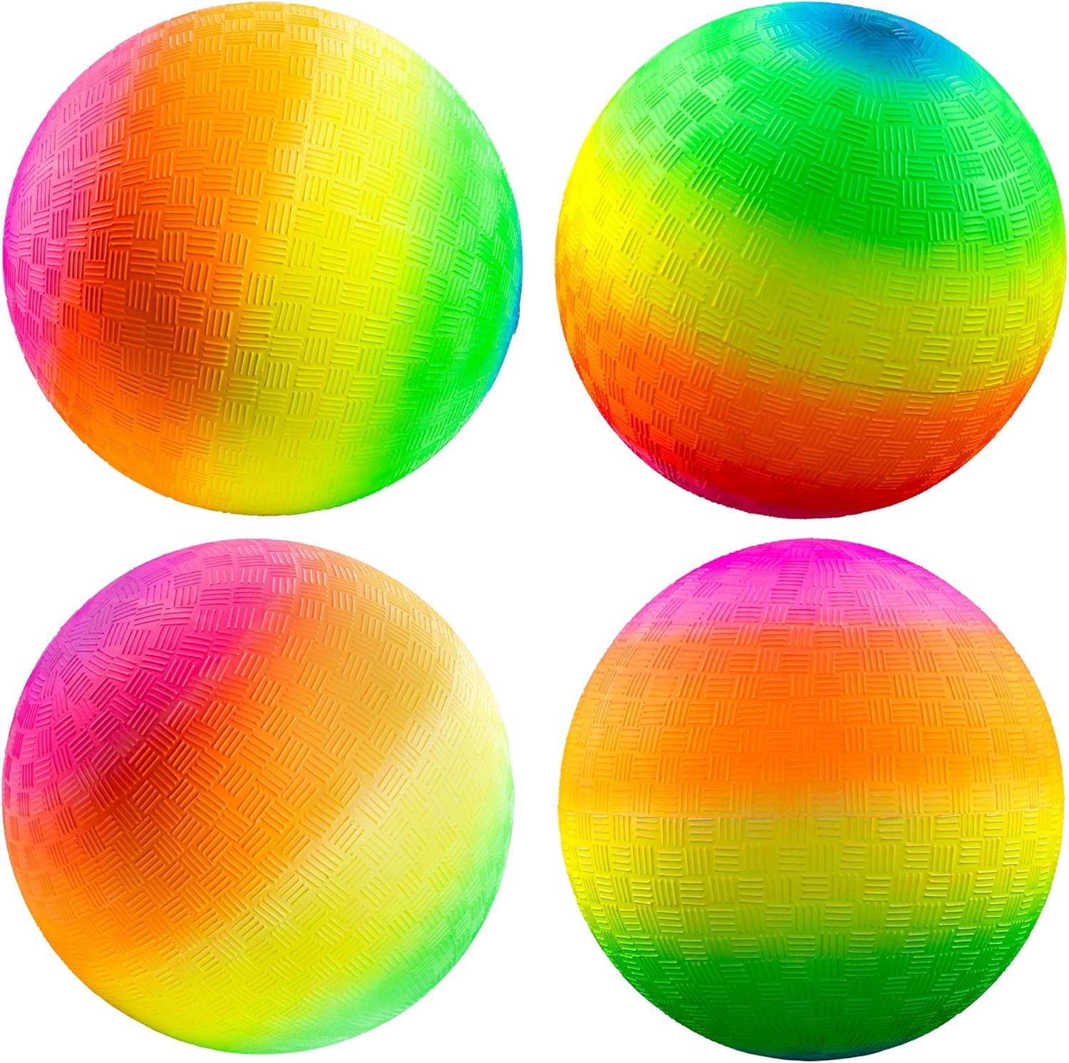 Bedwina Rainbow Playground Balls - Perfect for Kids and Adults
