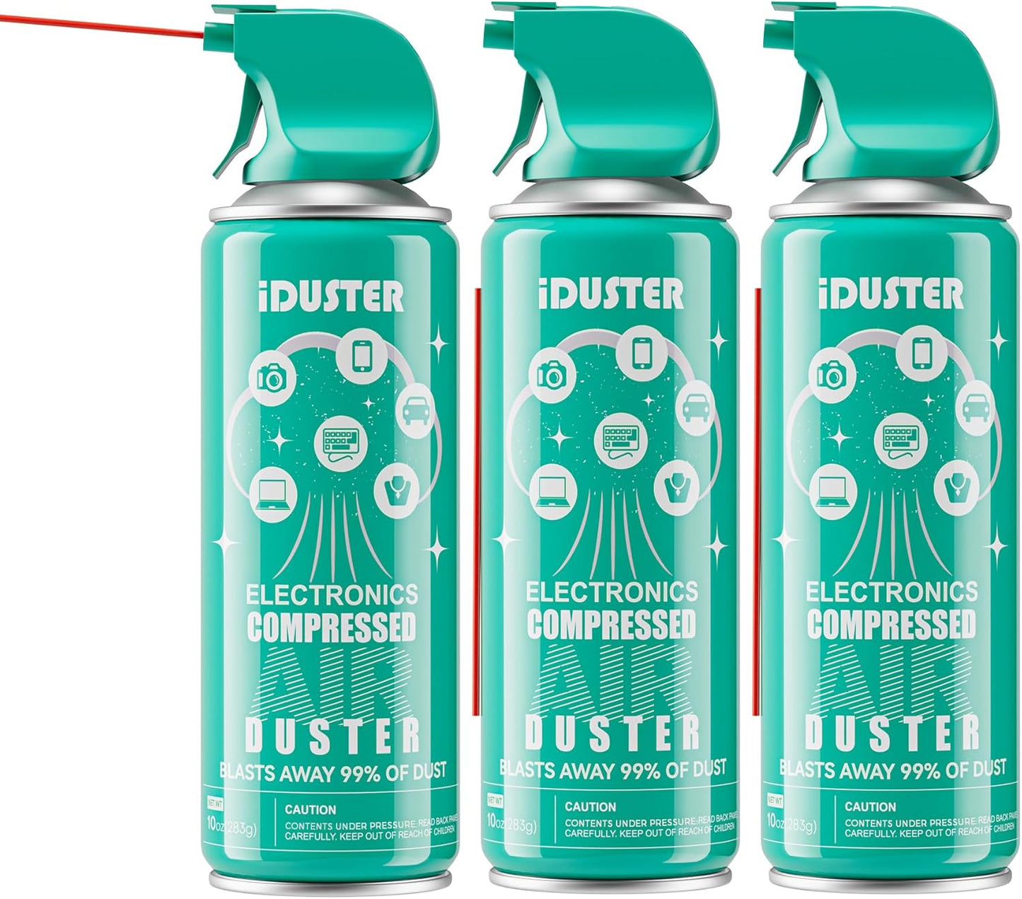 iDuster 10oz Air Can: Clean Electronics Effortlessly!