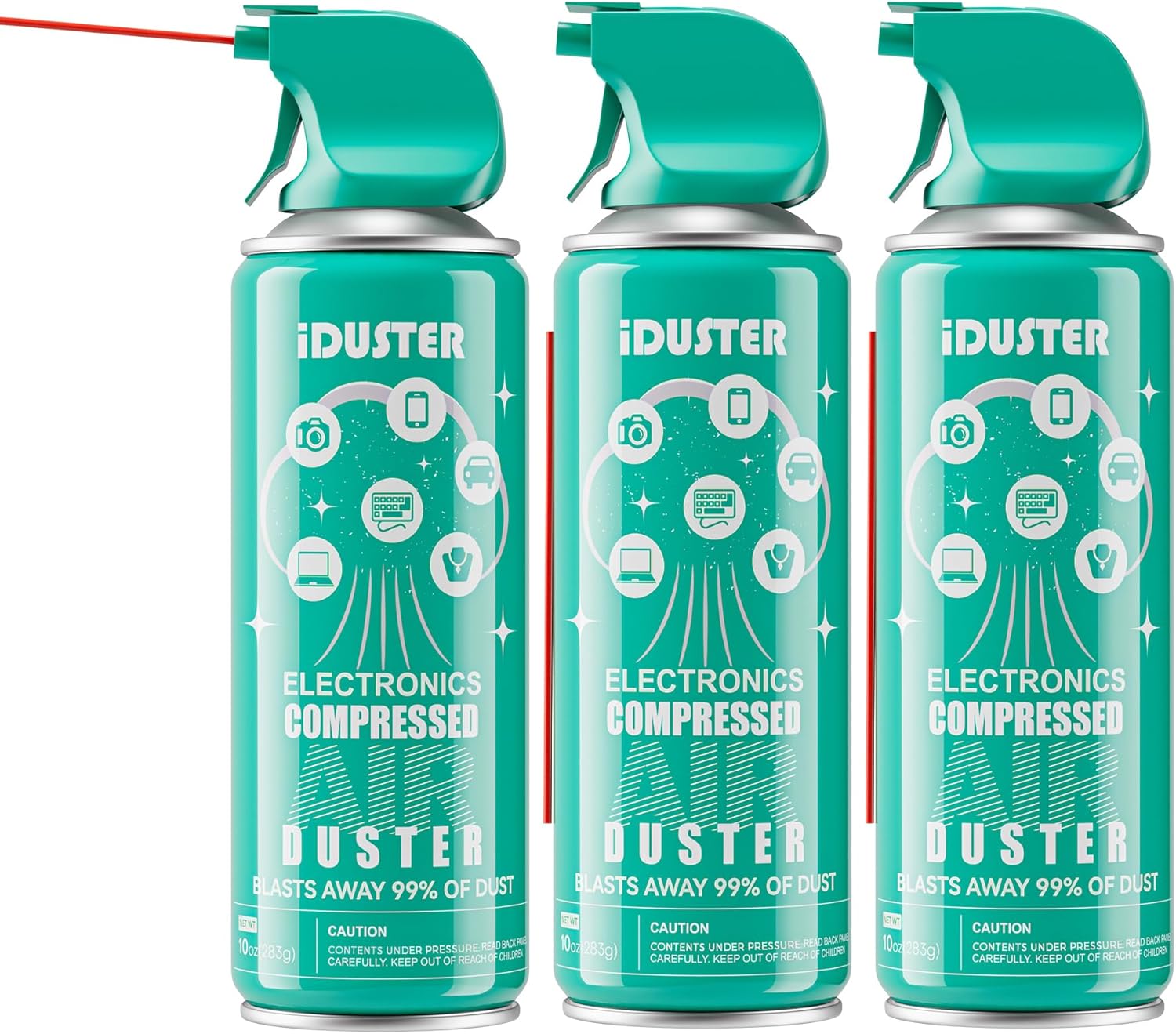 iDuster Keyboard Cleaner Trio - Blast Dust Away!