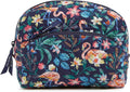 Vera Bradley Women's Cotton Large Cosmetic Organizer Bag - Recycled