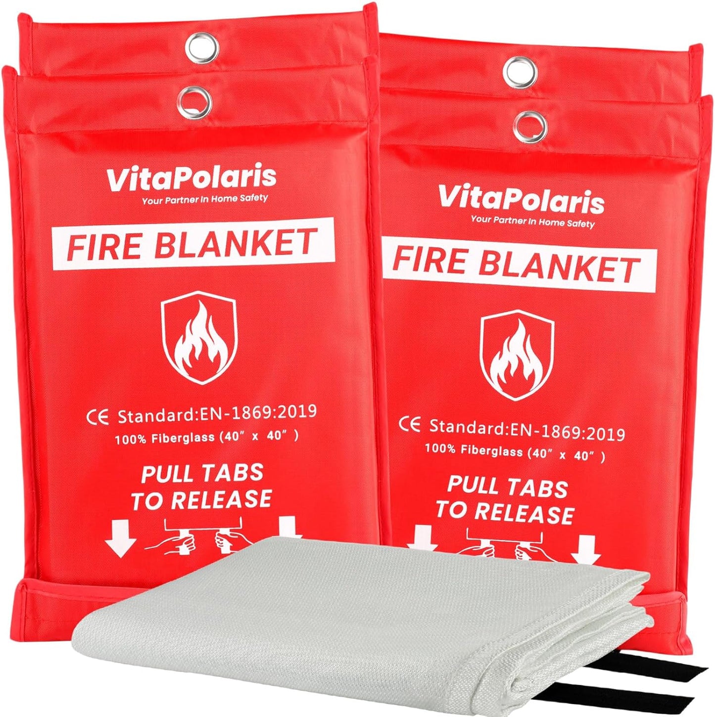 Heavy-Duty Emergency Fire Blanket for Home, Kitchen, and More