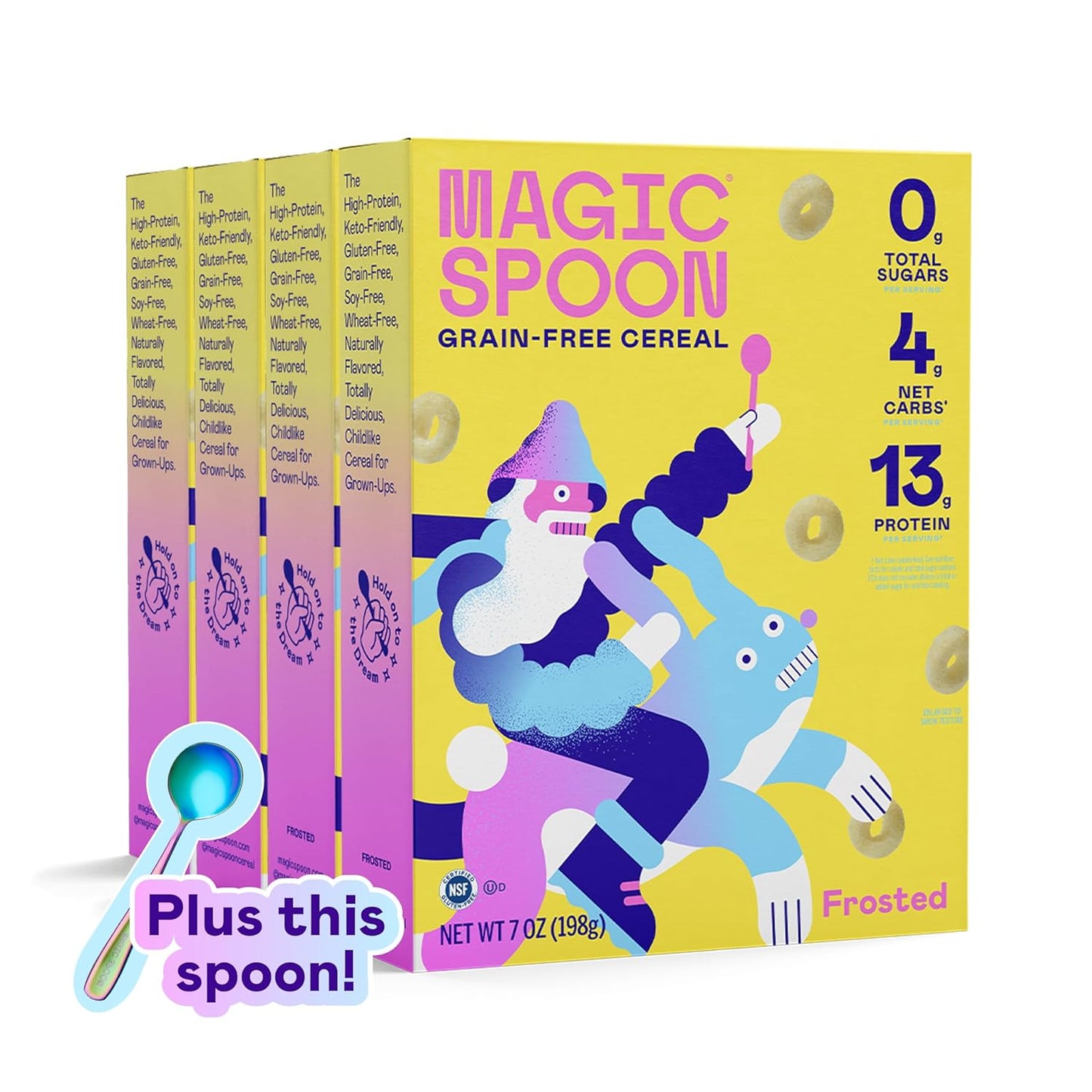 Magic Spoon Cereal - High Protein, Sugar Free, Gluten Free Snack