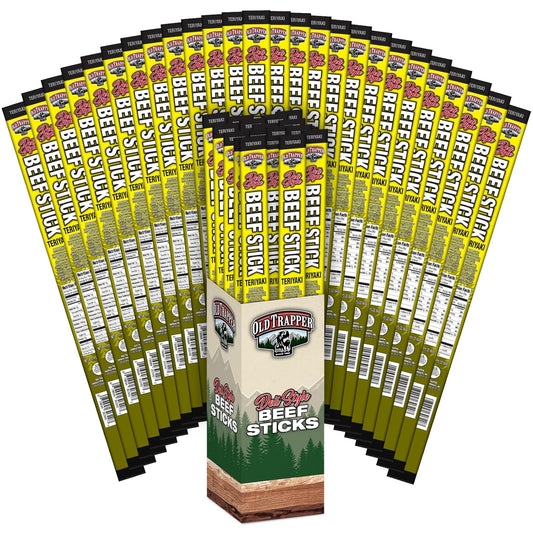Old Trapper Deli-Style Sausage Sticks: Teriyaki Flavor Snack