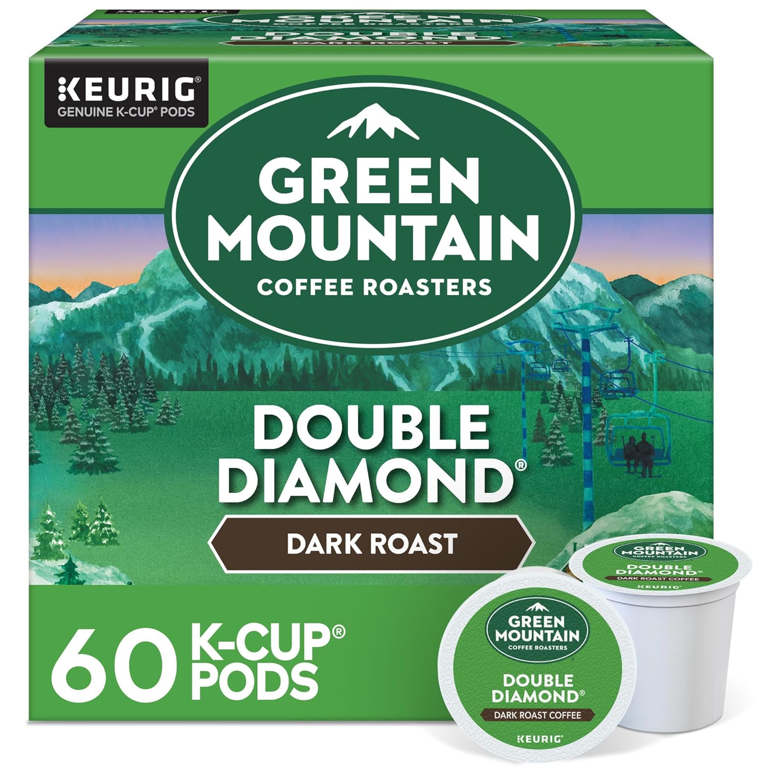 Dark Roast Delight: 60 Count Keurig Pods