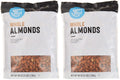 Happy Belly Whole Raw Almonds 48 Ounce (Pack of 2) - Fresh, Unroasted
