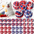 36 Pcs Independence Day Dog Squeaky Tennis Balls for Fun Play