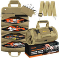 Tool Bag Roll Up Tool Roll Organizer - Compact Heavy Duty Carry Case