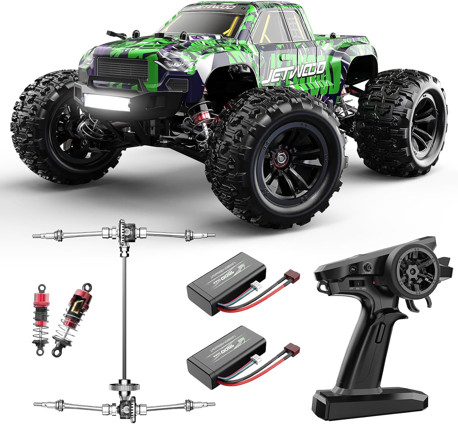 High Speed 1/16 Electric RC Car - Max 38kph Offroad Fun!