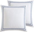 Laura Ashley Euro Shams Set of 2, 100% Cotton for Comfort