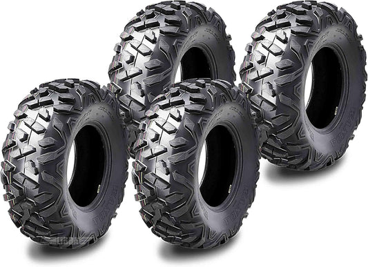 WANDA Set 4 ATV UTV Tires 25x8-12 for Superior Traction